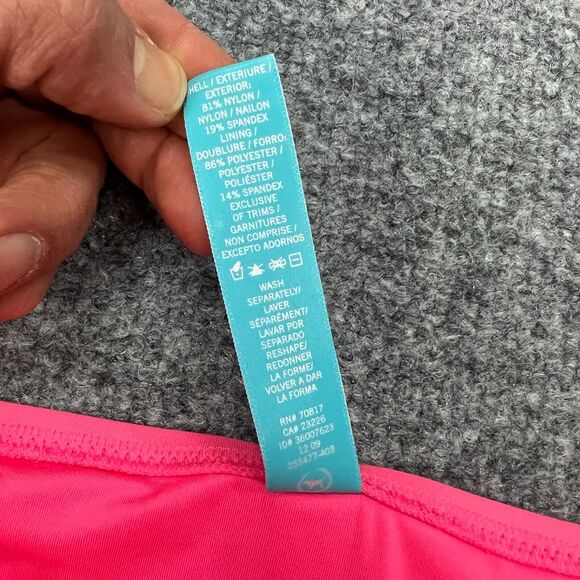 PINK Victorias Secret Knockout Bikini Bottom Womens XS Hot Pink Hipster Ruched - Picture 6 of 12